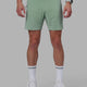 Man wearing UltraAir 6" Lined Performance Short - Iceberg Green