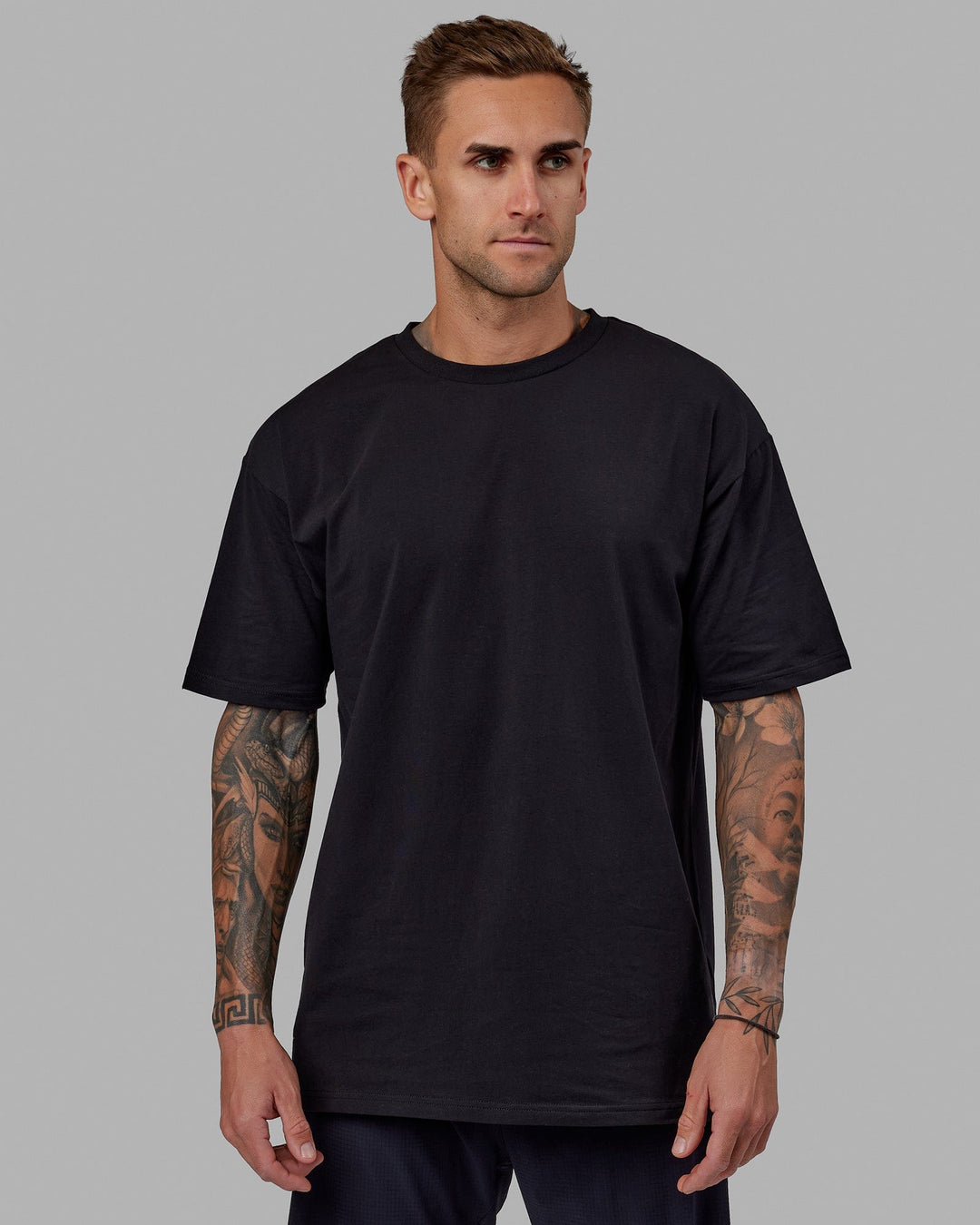 Rest Day Oversized Short Sleeve T-Shirt in Heather Grey