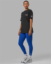 Women wearing Redline FLXCotton Tee Oversize - Phantom-White