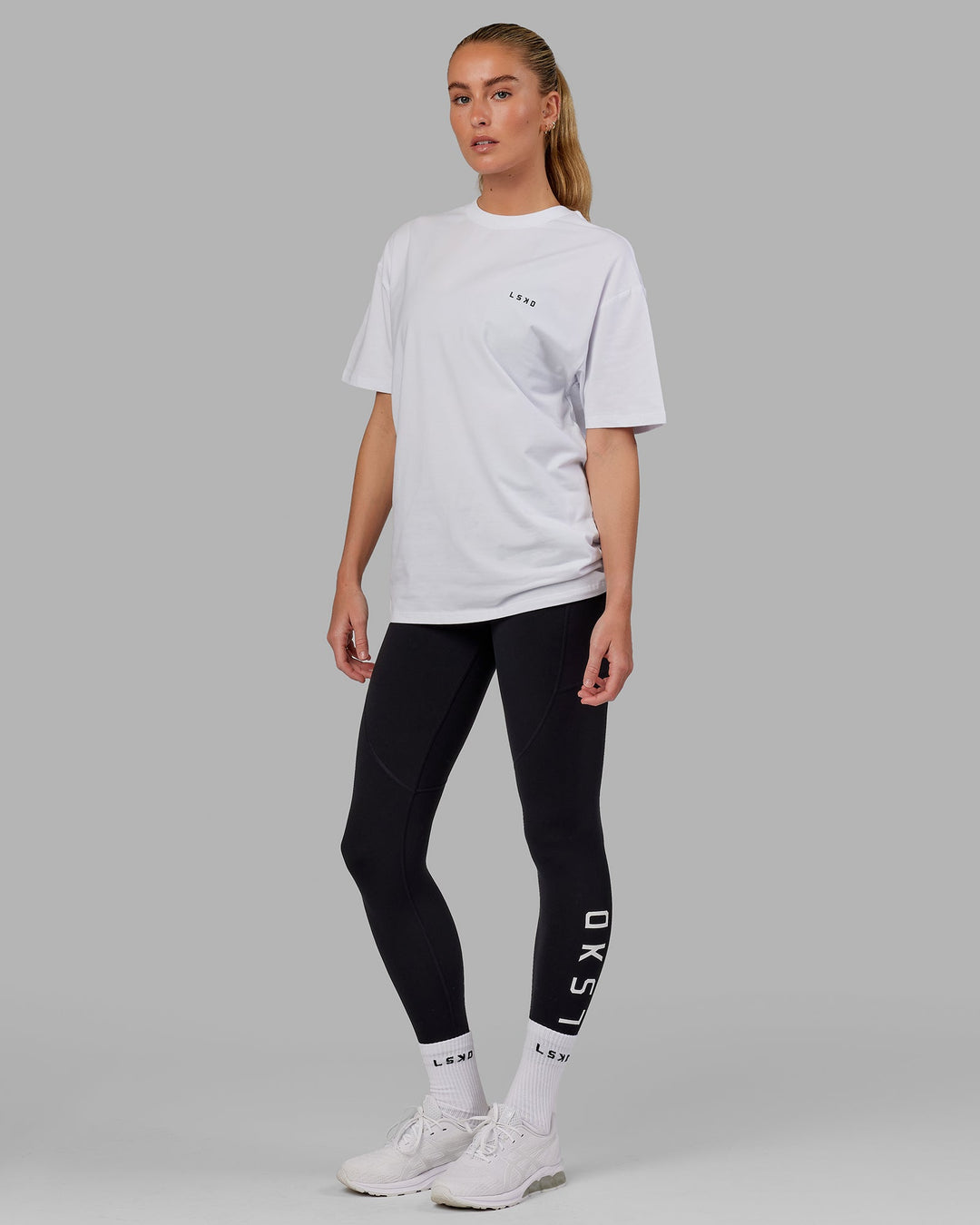VS5 FLXCotton Tee Oversize - White-Black