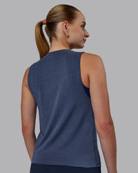 Woman wearing Vital Training Tank - Midnight Blue