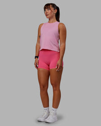 Woman wearing Deluxe PimaFLX Tank - Bubblegum
