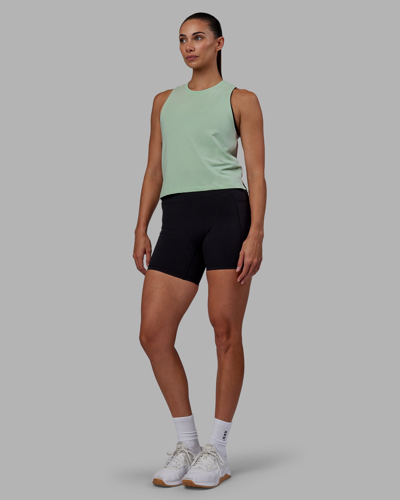 Womens Deluxe PimaFLX Tank - Surf Spray | LSKD