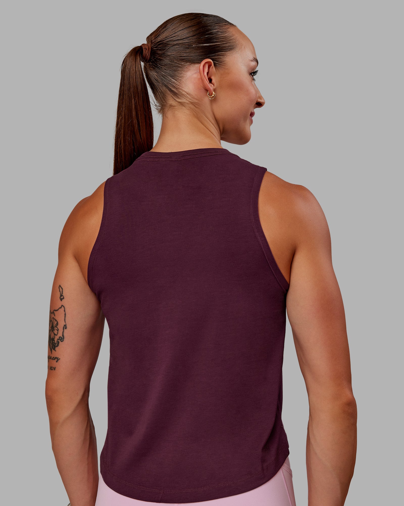 Womens Deluxe PimaFLX Tank - Cherry Lacquer | LSKD