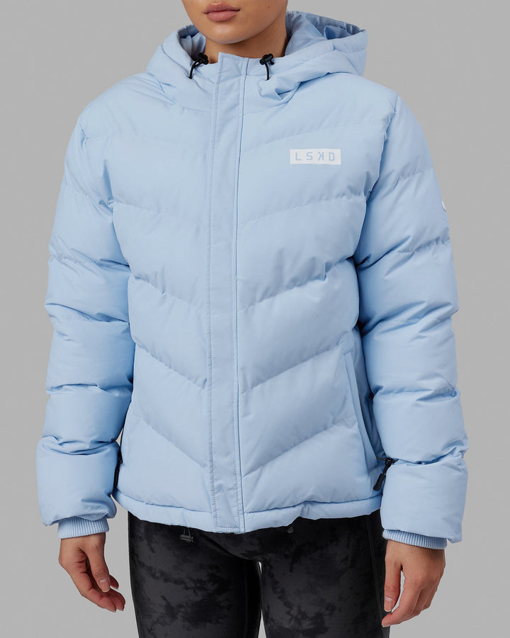 Woman wearing Roasted Puffer Jacket 23 - Windsurfer