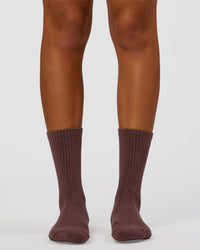 Move Crew Socks 3 Pack 2.0 - Dark Storm-Cocoa Powder-White