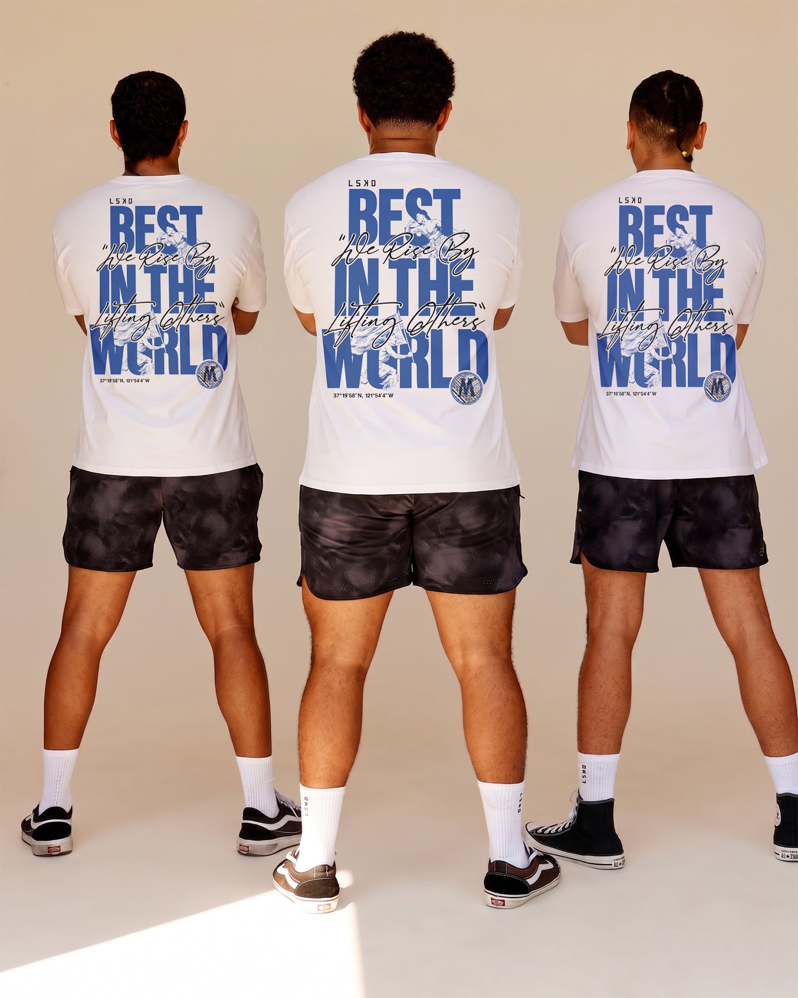 LSKD x Mr.MrSiva ZeroCrease Oversized Tee - White