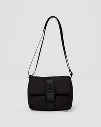 Puffer Crossbody Bag - Black