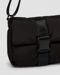Puffer Crossbody Bag - Black