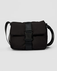 Puffer Crossbody Bag - Black