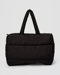 Puffer Duffle Bag - Black