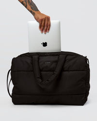 Puffer Duffle Bag - Black