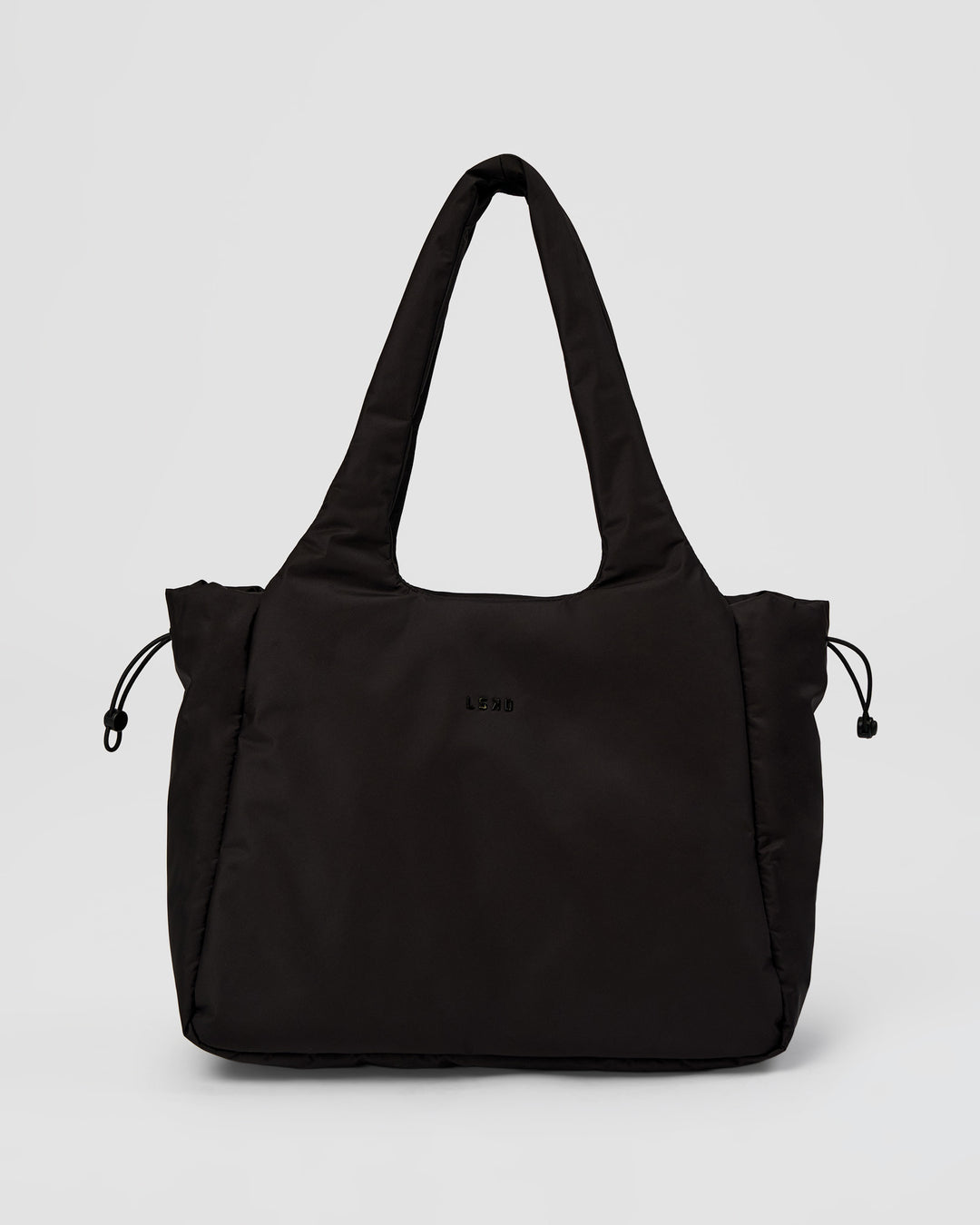 Puffer Tote Bag - Black