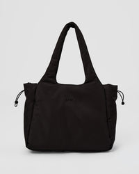 Puffer Tote Bag - Black
