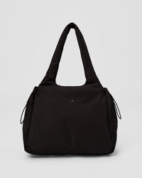 Puffer Tote Bag - Black