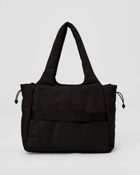 Puffer Tote Bag - Black