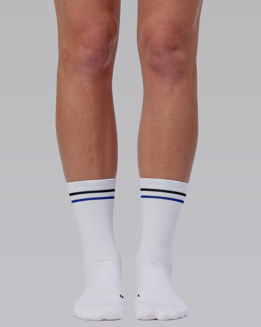 Pursuit Fast Performance Crew Sock - White-Black-Blue