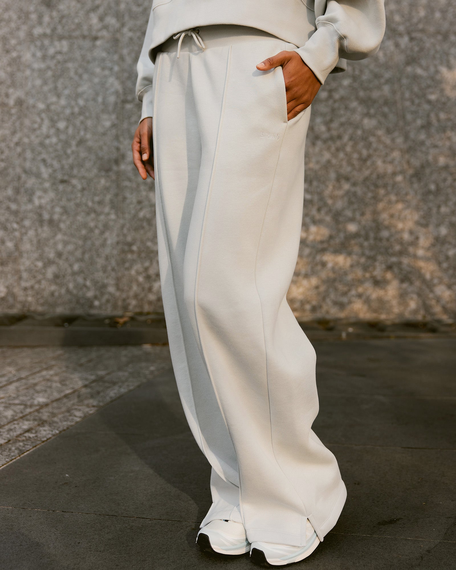 MVP Wide Leg Track Pant - Digital Mist | LSKD