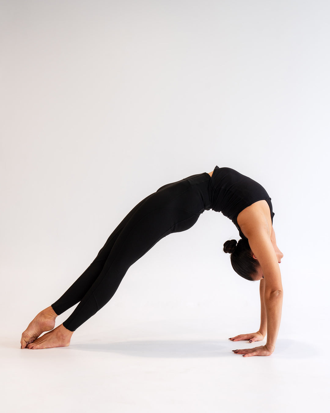 Woman wearing Progression Ultra High-Rise Full Length Legging - Black | Model:Sarah | Size:S