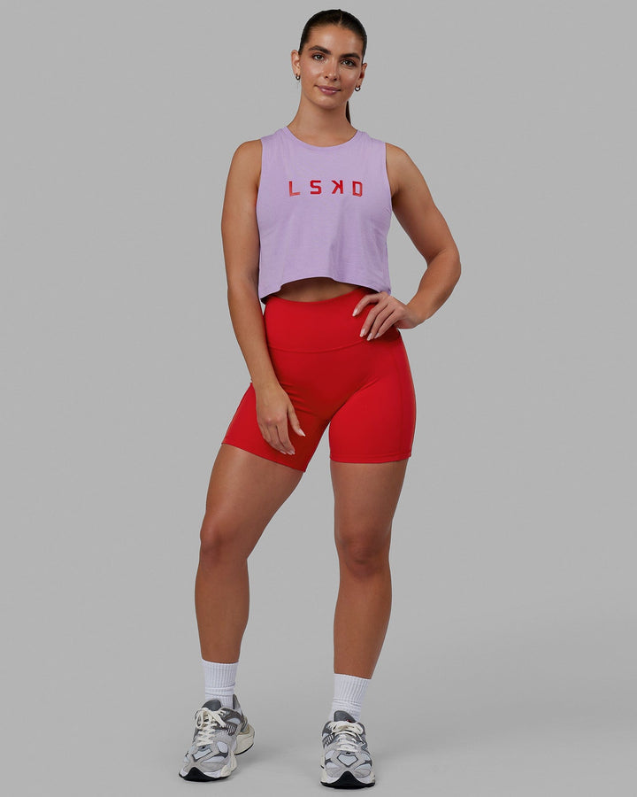 Agile FLXCotton Tank - Pale Lilac-Infrared