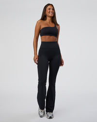 Woman wearing Angle Sports Bra - Black | Model:Bianca | Size:S | Thumbnail Index: 4