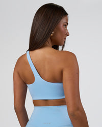 Woman wearing Angle Sports Bra - Open Air | Model:Bianca | Size:S