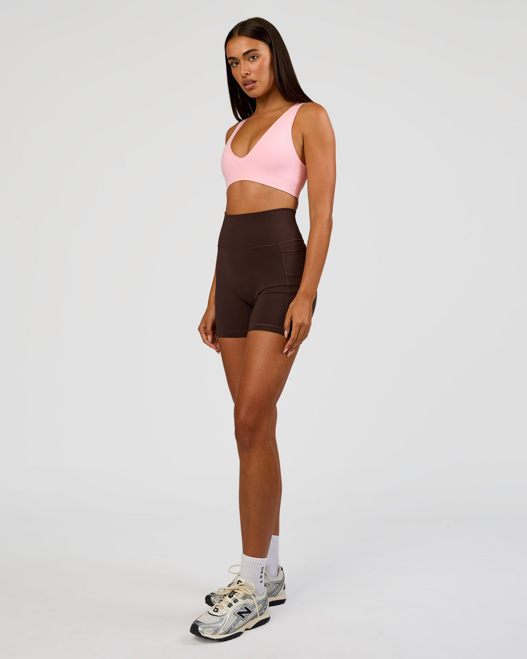 Bend &amp; FLX Plunge Sports Bra - Marshmallow
