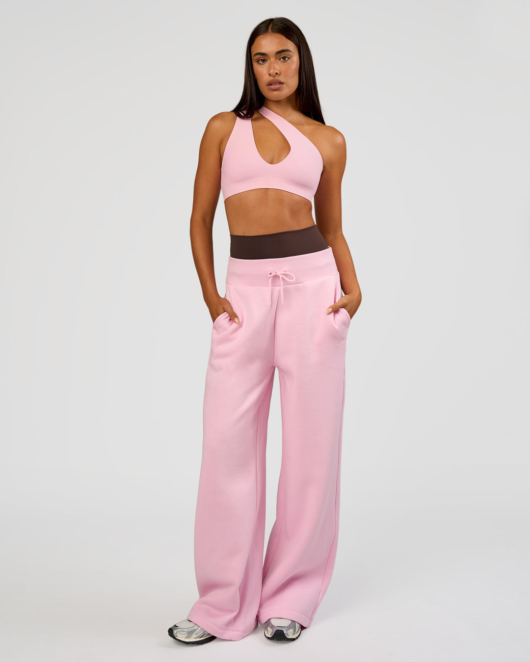 Bend &amp; FLX Plunge Sports Bra - Marshmallow