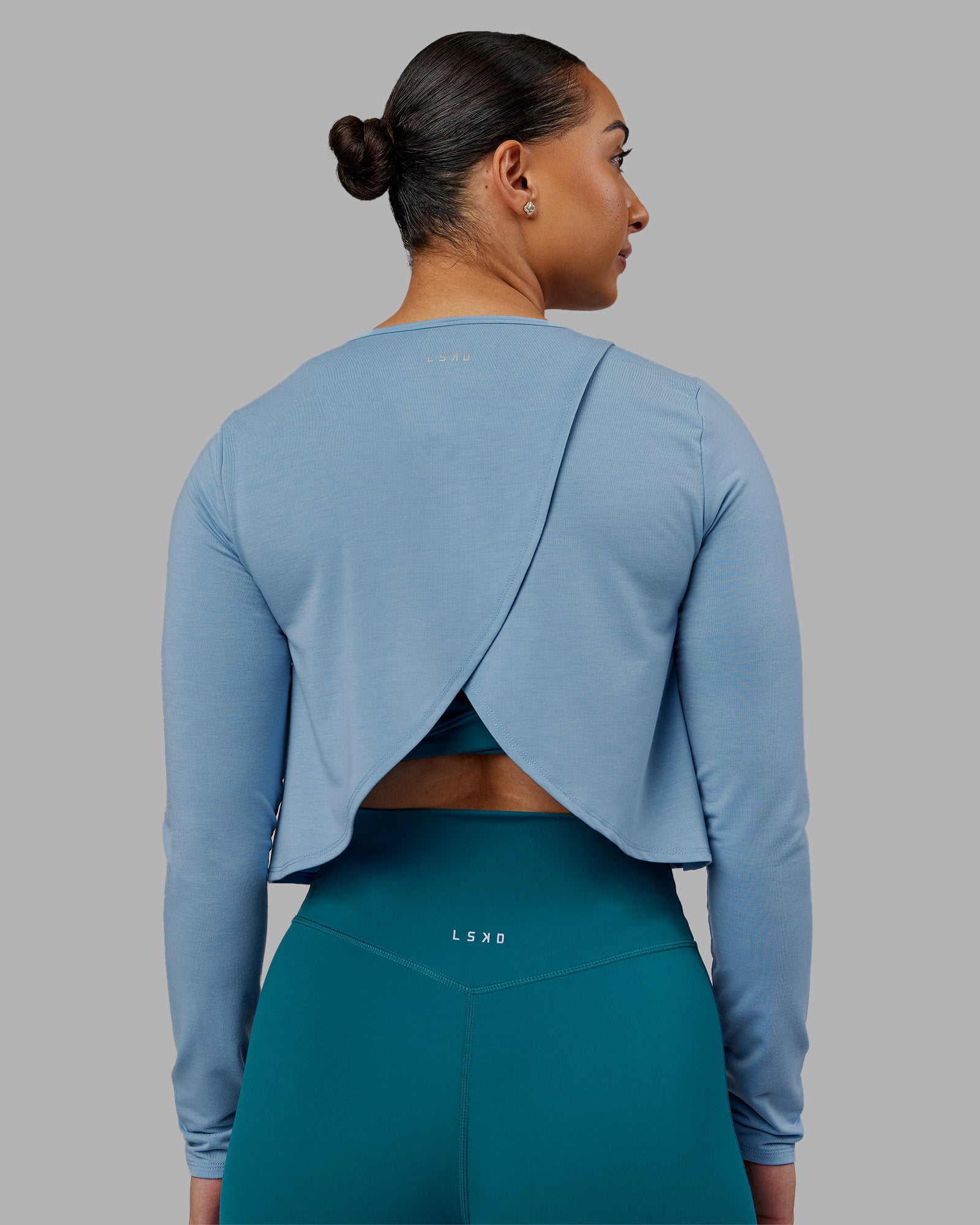 Breeze Long Sleeve Training Tee - Glacier Lake | LSKD