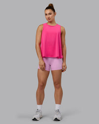 Woman wearing Breeze Training Tank - Ultra Pink | Thumbnail Index: 4