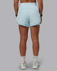 Woman wearing Challenger 3" Lined Performance Short in Skyride | Size:S | Model:Tylah
