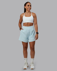 Woman wearing Challenger 5" Lined Performance Short in Skyride | Size:S | Model:Tylah