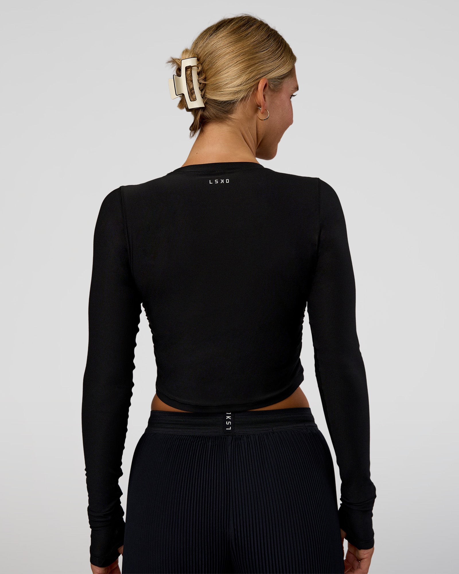 Clarity Long Sleeve Tee - Black | LSKD