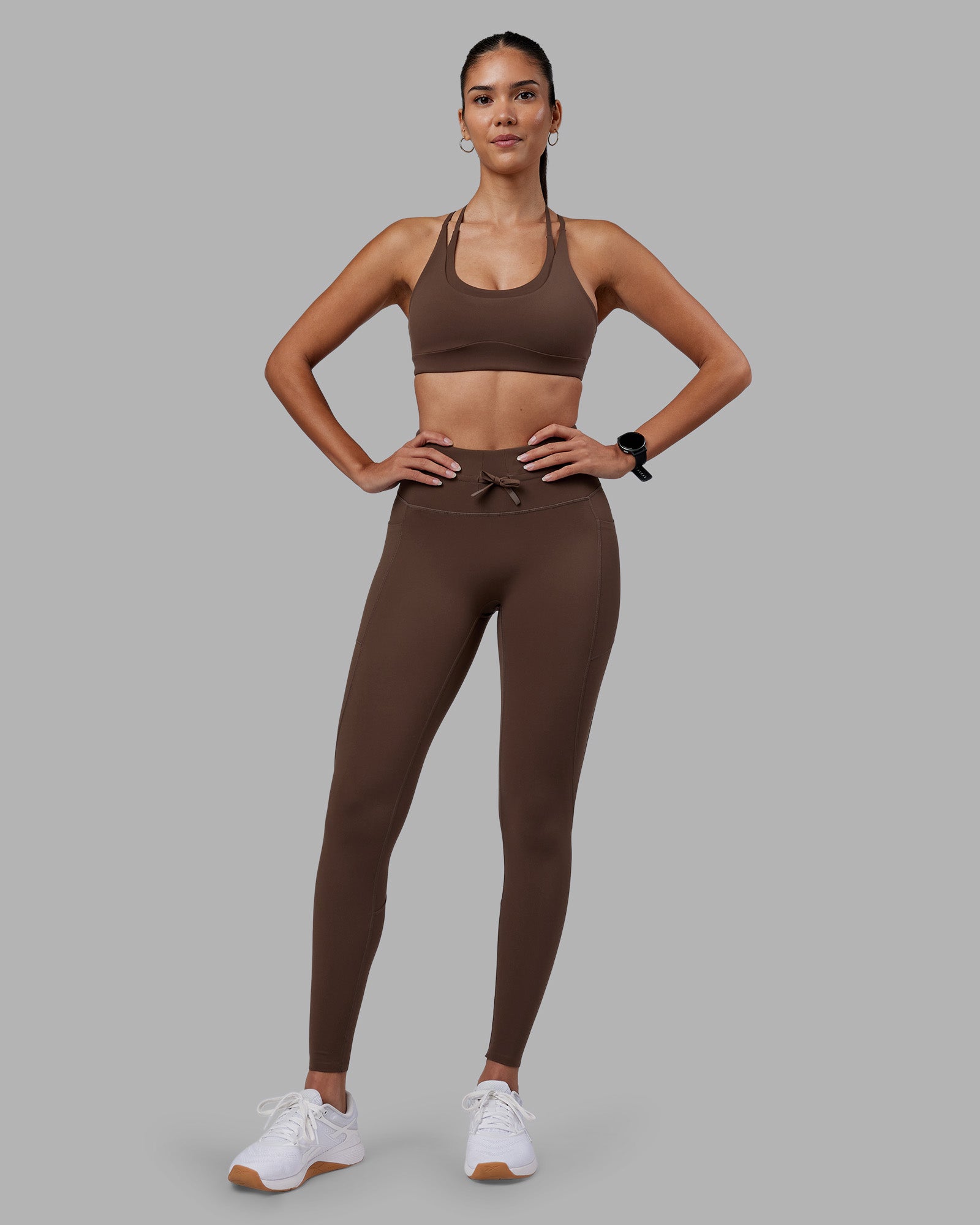 Effortless Drawstring Ultra High-Rise Full Length Legging Pockets