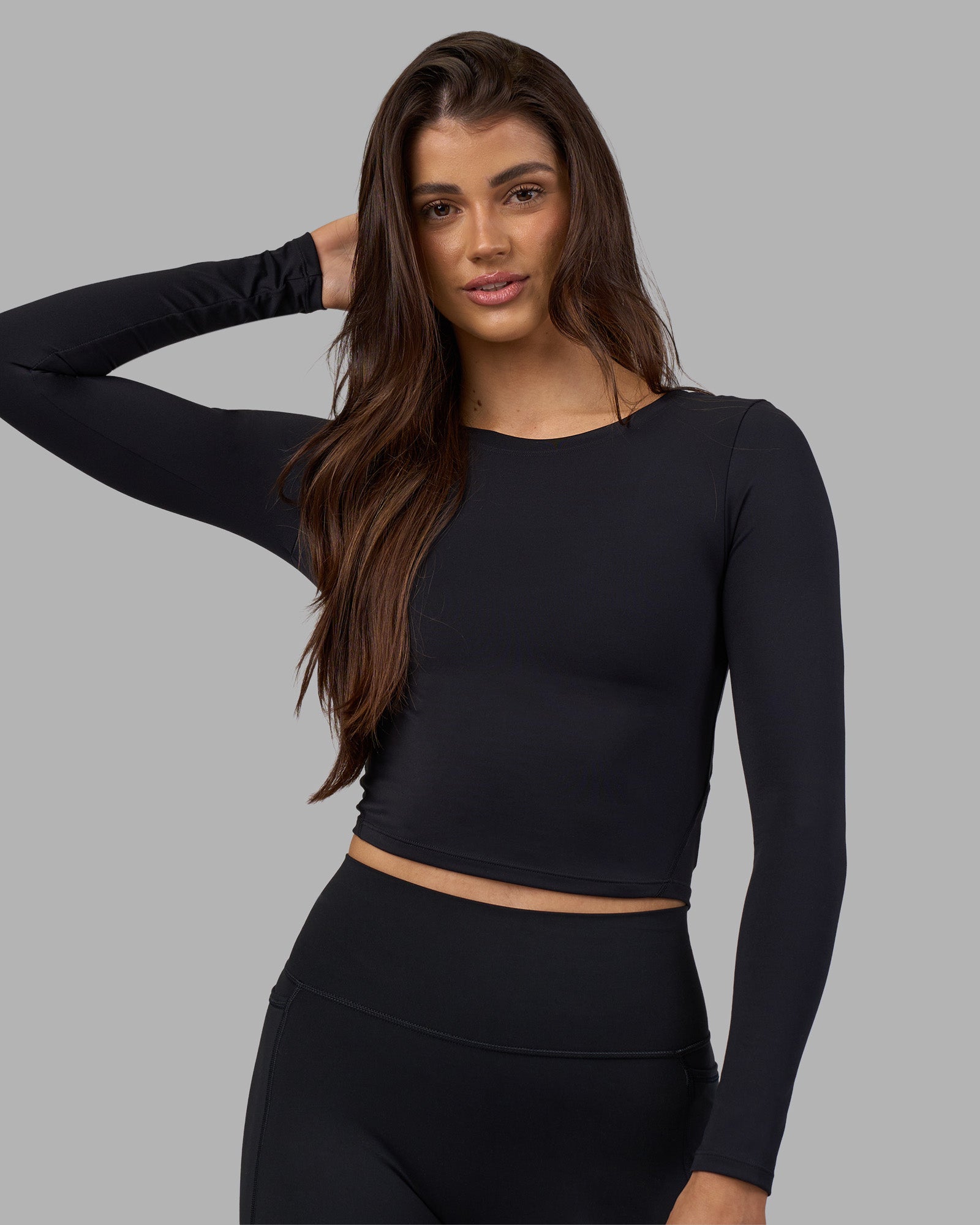 Effortless Long Sleeve Top - Black | LSKD Effortless Long Sleeve Top - Black | LSKD