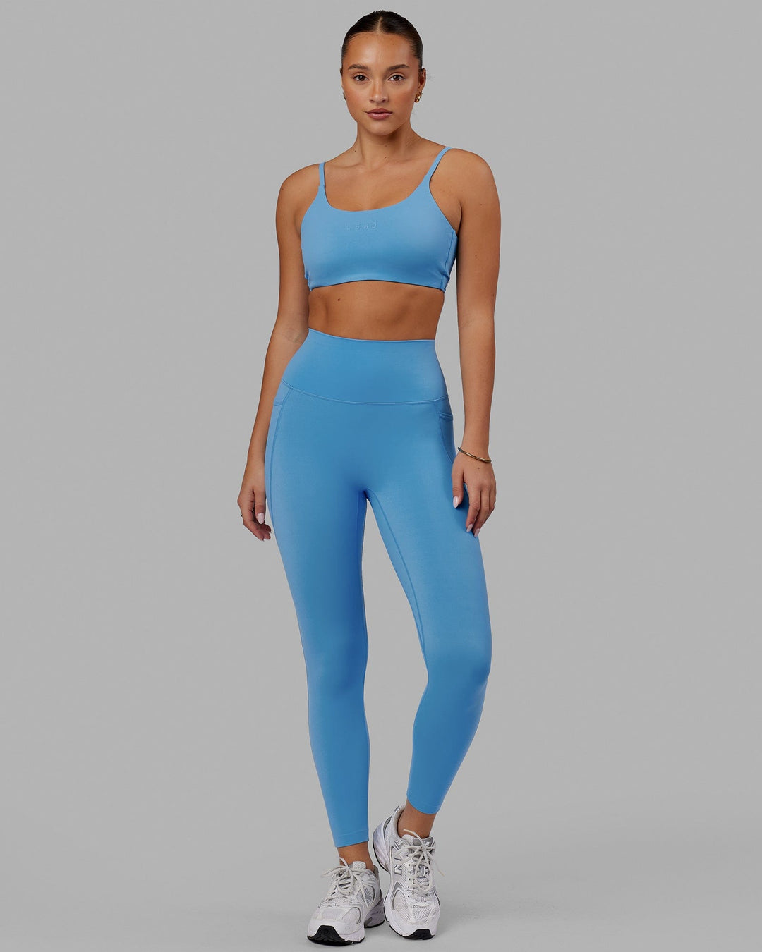 Elixir 7/8 Length Tights With Pockets - Azure Blue