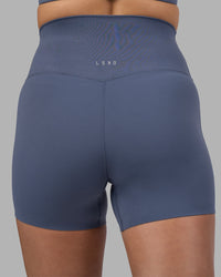 Woman wearing Elixir Ultra High-Rise 4" Short - Night Shadow | Model:Phoebe | Size:S