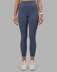 Woman wearing Elixir Ultra High-Rise 7/8 Legging - Night Shadow | Model:Phoebe | Size:S