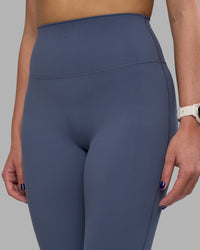 Woman wearing Elixir Ultra High-Rise Full Length Legging - Night Shadow | Model:Phoebe | Size:S