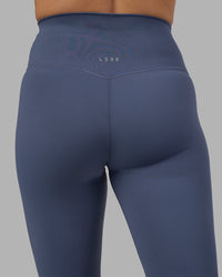 Woman wearing Elixir Ultra High-Rise Full Length Legging - Night Shadow | Model:Phoebe | Size:S