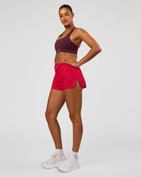 Fast-Track Sports Bra - Cherry Lacquer