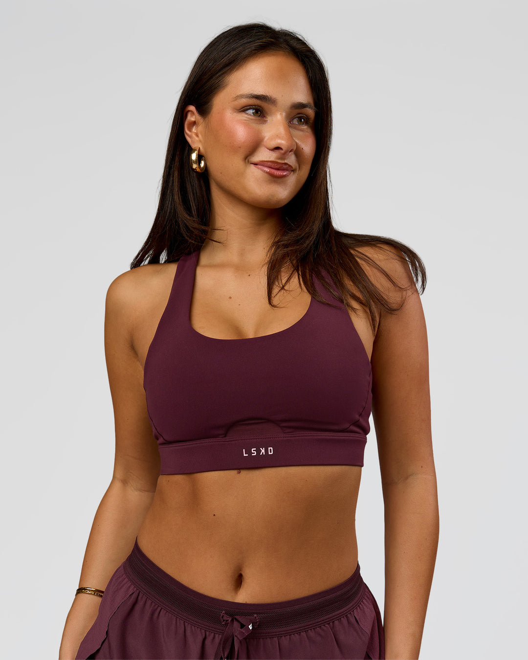 Fast-Track Sports Bra - Cherry Lacquer