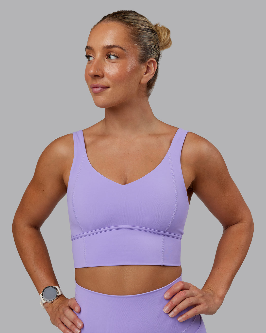 Function Longline Sports Bra Violet Ray LSKD - Main Image