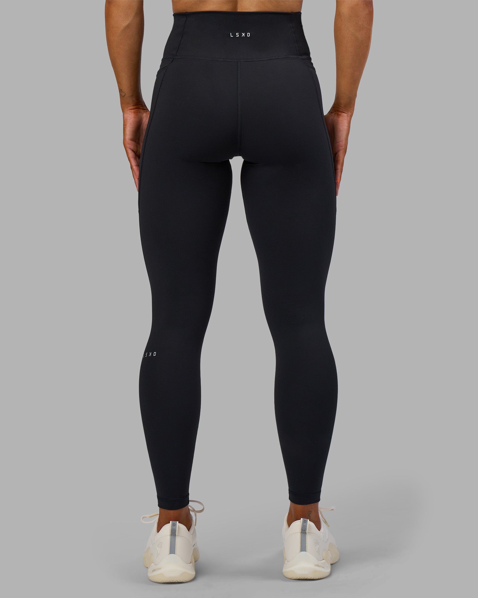 Fusion Ultra High-Rise Full Length Legging Pockets - Black | LSKD