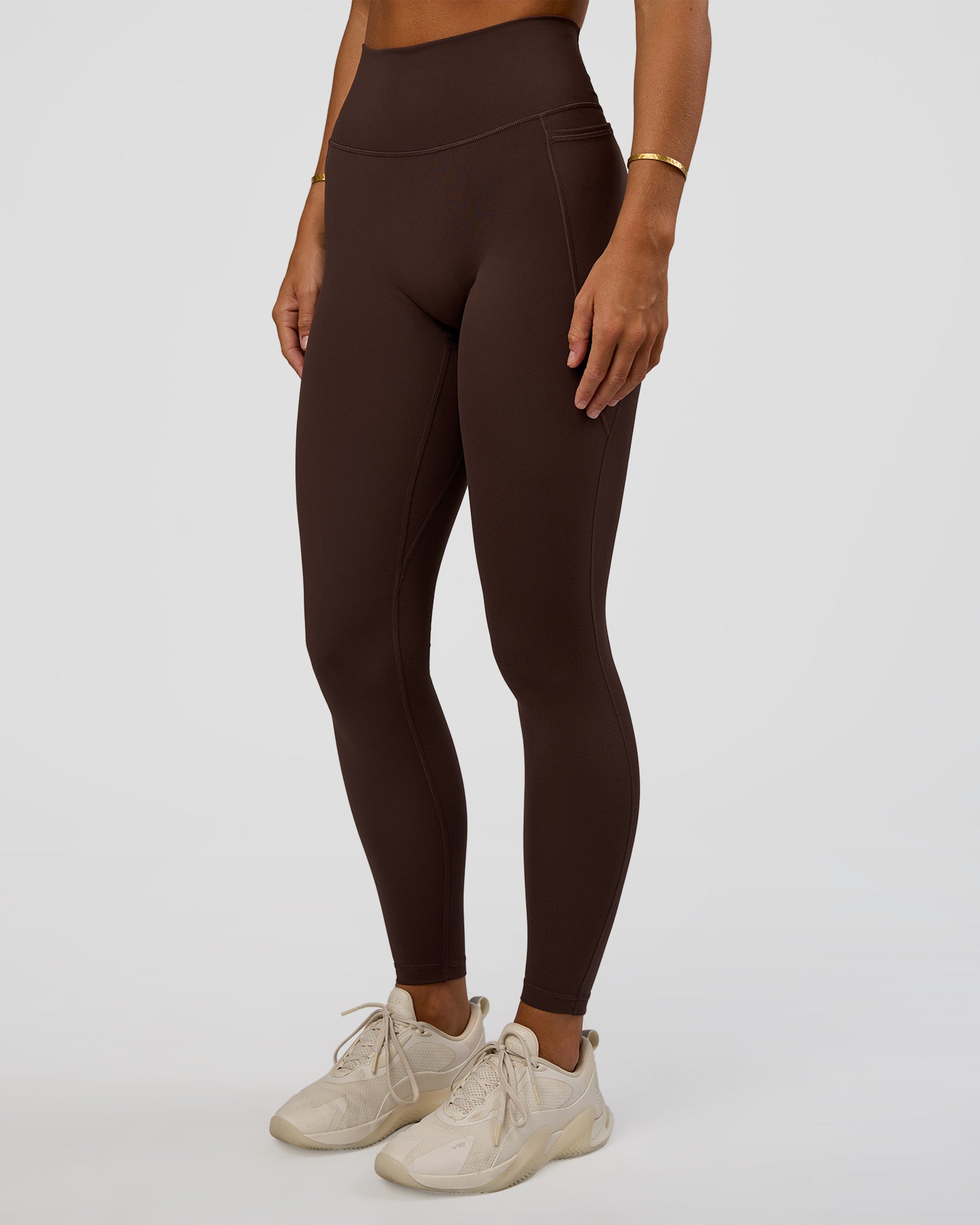 Fusion V-Contour Ultra High-Rise Full Length Legging Pockets - Hot