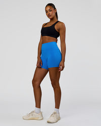 Model wearing Limitless Sports Bra - Black | Model:Rosie | Size:S