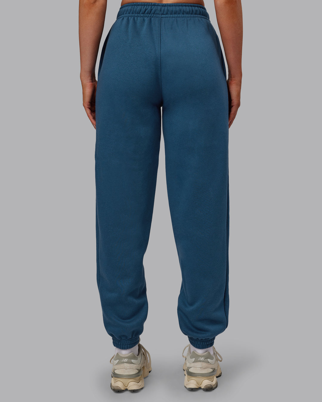 Woman wearing MVP Track Pant - Indigo | Model:Paris | Size:S