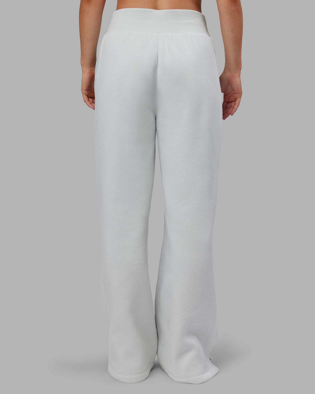 Woman wearing MVP Wide Leg Track Pant - Digital Mist| Model:Neve | Size:S