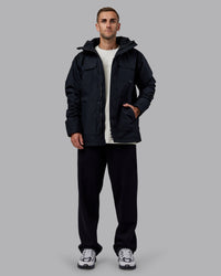 Man wearing Marshall 2.0 Jacket - Black | Model:Tommy | Size:S