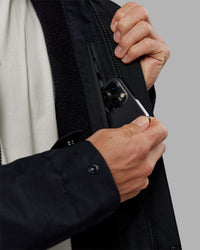 Man wearing Marshall 2.0 Jacket - Black | Model:Tommy | Size:S